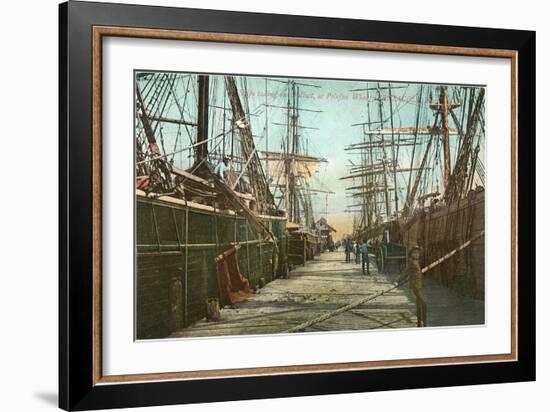 Tall Ships, Wharf, Pensacola, Florida-null-Framed Art Print