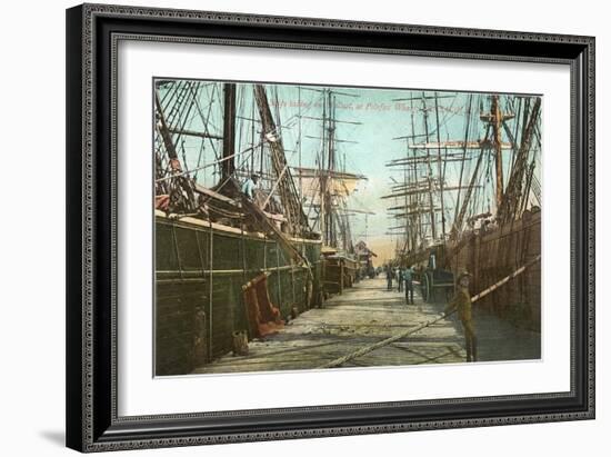 Tall Ships, Wharf, Pensacola, Florida-null-Framed Art Print