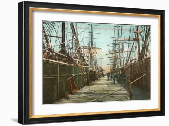 Tall Ships, Wharf, Pensacola, Florida-null-Framed Art Print