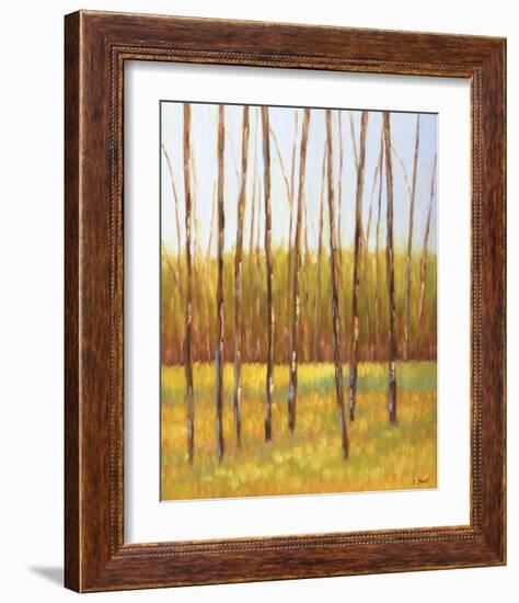 Tall Trees I (left)-Libby Smart-Framed Art Print