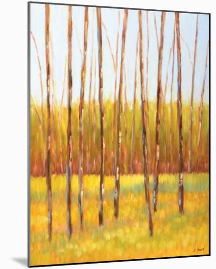 Tall Trees I (left)-Libby Smart-Mounted Giclee Print