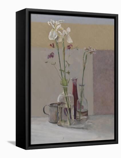 Tall White Irises, 2009-William Packer-Framed Premier Image Canvas