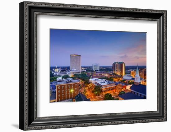 Tallahassee, Florida, USA Downtown Skyline.-SeanPavonePhoto-Framed Photographic Print