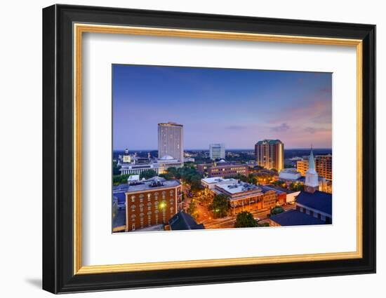 Tallahassee, Florida, USA Downtown Skyline.-SeanPavonePhoto-Framed Photographic Print