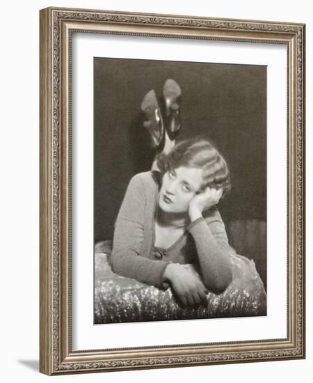 Tallulah Bankhead, Actress, One of a Diptych-Curtis Moffat-Framed Giclee Print
