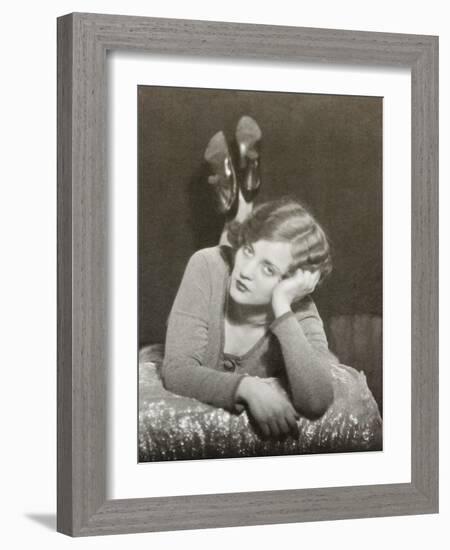 Tallulah Bankhead, Actress, One of a Diptych-Curtis Moffat-Framed Giclee Print