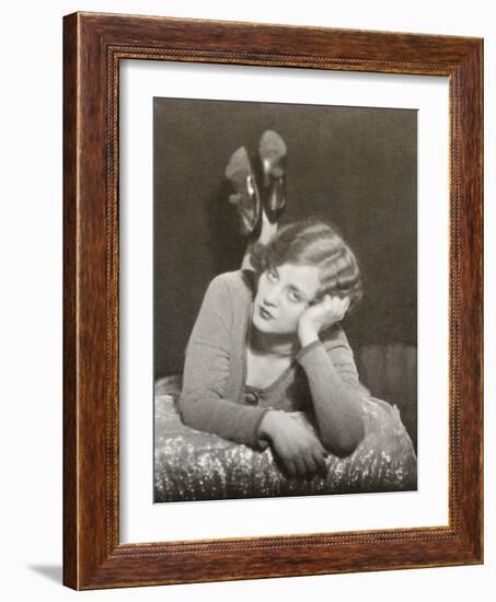 Tallulah Bankhead, Actress, One of a Diptych-Curtis Moffat-Framed Giclee Print