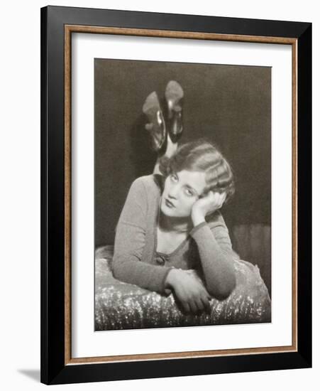 Tallulah Bankhead, Actress, One of a Diptych-Curtis Moffat-Framed Giclee Print