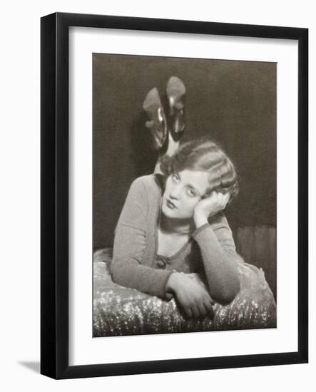 Tallulah Bankhead, Actress, One of a Diptych-Curtis Moffat-Framed Giclee Print