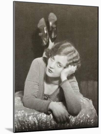 Tallulah Bankhead, Actress, One of a Diptych-Curtis Moffat-Mounted Giclee Print