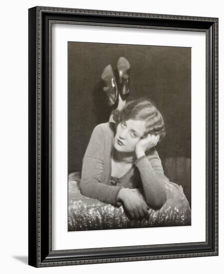 Tallulah Bankhead, Actress, One of a Diptych-Curtis Moffat-Framed Giclee Print