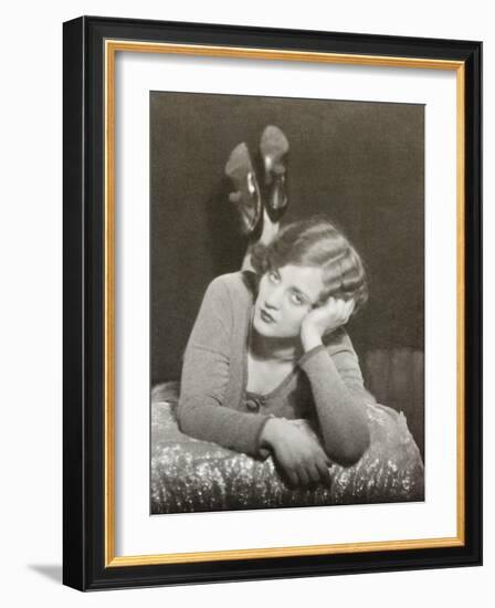 Tallulah Bankhead, Actress, One of a Diptych-Curtis Moffat-Framed Giclee Print