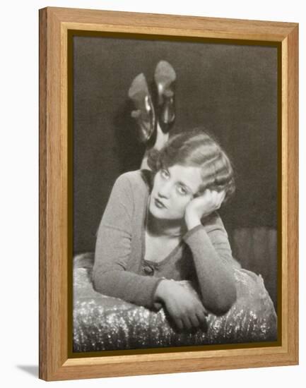 Tallulah Bankhead, Actress, One of a Diptych-Curtis Moffat-Framed Premier Image Canvas