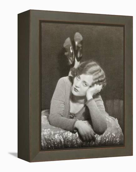 Tallulah Bankhead, Actress, One of a Diptych-Curtis Moffat-Framed Premier Image Canvas