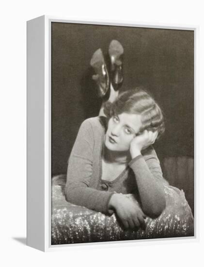 Tallulah Bankhead, Actress, One of a Diptych-Curtis Moffat-Framed Premier Image Canvas