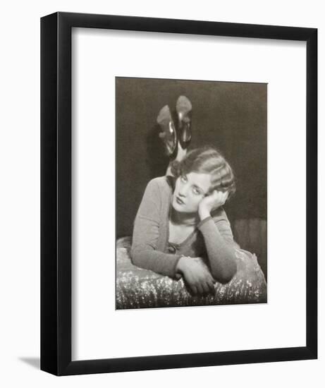 Tallulah Bankhead, Actress, One of a Diptych-Curtis Moffat-Framed Premium Giclee Print