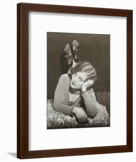 Tallulah Bankhead, Actress, One of a Diptych-Curtis Moffat-Framed Premium Giclee Print