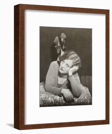 Tallulah Bankhead, Actress, One of a Diptych-Curtis Moffat-Framed Premium Giclee Print