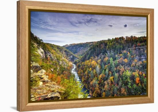 Tallulah Gorge in Georgia, Usa.-SeanPavonePhoto-Framed Premier Image Canvas