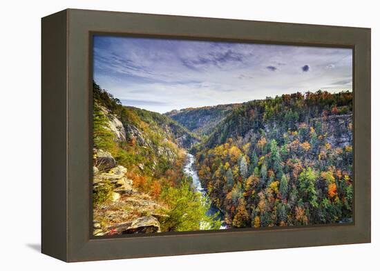 Tallulah Gorge in Georgia, Usa.-SeanPavonePhoto-Framed Premier Image Canvas