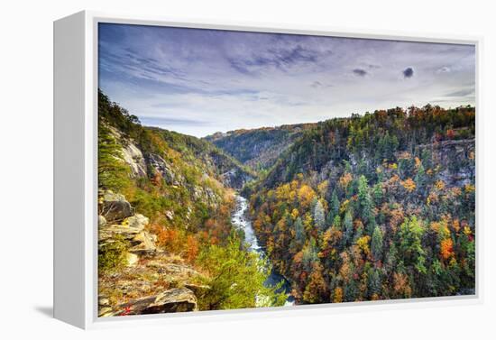 Tallulah Gorge in Georgia, Usa.-SeanPavonePhoto-Framed Premier Image Canvas