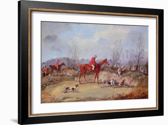 Tally Ho! Samuel Henry Alken (1810-1894), Aka Henry Alken, Jun-Carl Frederic Aagaard-Framed Giclee Print