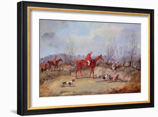 Tally Ho! Samuel Henry Alken (1810-1894), Aka Henry Alken, Jun-Carl Frederic Aagaard-Framed Giclee Print