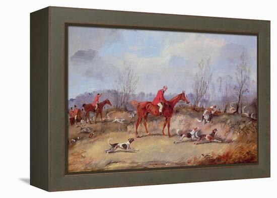 Tally Ho! Samuel Henry Alken (1810-1894), Aka Henry Alken, Jun-Carl Frederic Aagaard-Framed Premier Image Canvas