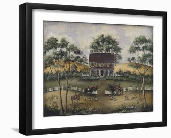 Tally Ho-Barbara Jeffords-Framed Art Print