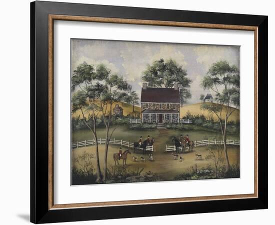 Tally Ho-Barbara Jeffords-Framed Art Print