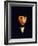 Talmudic Scholar-Isidor Kaufmann-Framed Art Print