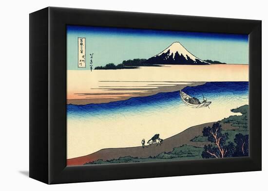 Tama River in the Musashi Province, c.1830-Katsushika Hokusai-Framed Premier Image Canvas