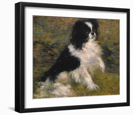 Tama ,The Japanese Dog-Pierre-Auguste Renoir-Framed Premium Giclee Print