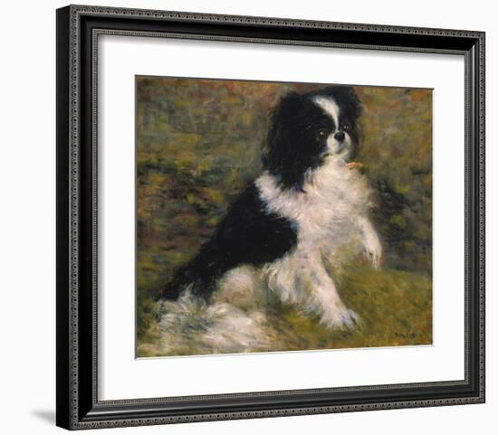 Tama ,The Japanese Dog-Pierre-Auguste Renoir-Framed Premium Giclee Print