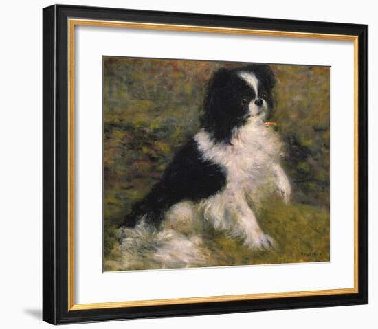 Tama ,The Japanese Dog-Pierre-Auguste Renoir-Framed Premium Giclee Print