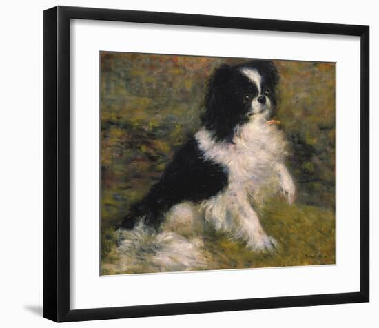 Tama ,The Japanese Dog-Pierre-Auguste Renoir-Framed Premium Giclee Print