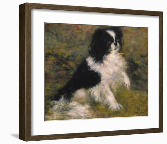 Tama ,The Japanese Dog-Pierre-Auguste Renoir-Framed Premium Giclee Print