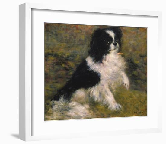 Tama ,The Japanese Dog-Pierre-Auguste Renoir-Framed Premium Giclee Print