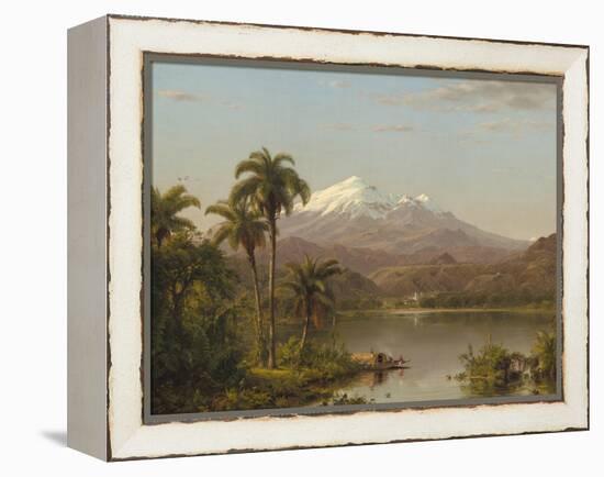 Tamaca Palms, 1854-Frederic Edwin Church-Framed Premier Image Canvas