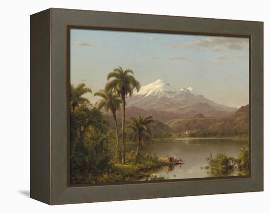 Tamaca Palms, 1854-Frederic Edwin Church-Framed Premier Image Canvas
