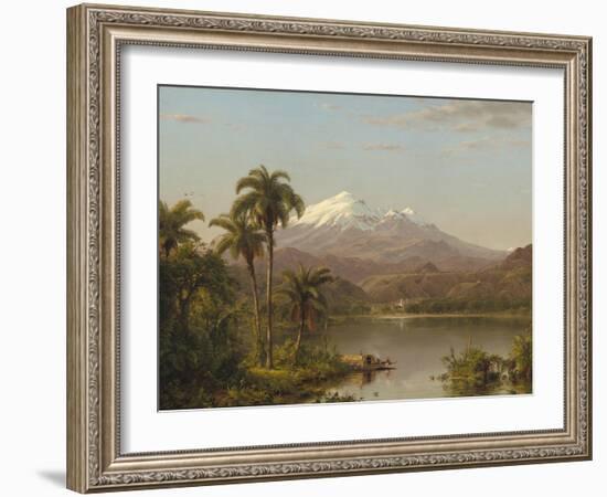 Tamaca Palms, 1854-Frederic Edwin Church-Framed Giclee Print