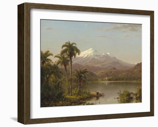 Tamaca Palms, 1854-Frederic Edwin Church-Framed Giclee Print