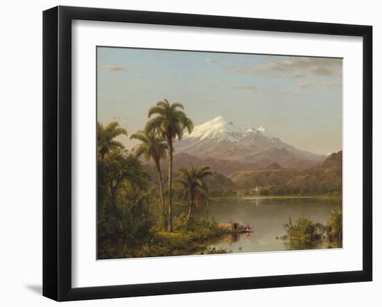 Tamaca Palms, 1854-Frederic Edwin Church-Framed Giclee Print