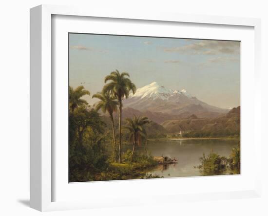 Tamaca Palms, 1854-Frederic Edwin Church-Framed Giclee Print