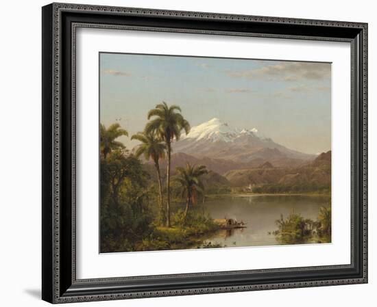 Tamaca Palms, 1854-Frederic Edwin Church-Framed Giclee Print