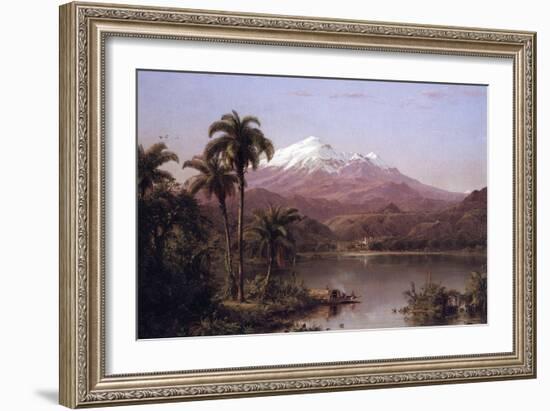 Tamaca Palms-Frederic Edwin Church-Framed Art Print