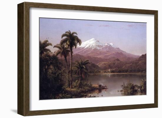 Tamaca Palms-Frederic Edwin Church-Framed Art Print