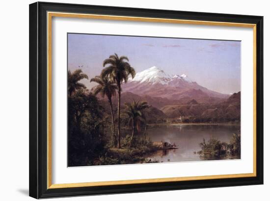 Tamaca Palms-Frederic Edwin Church-Framed Art Print