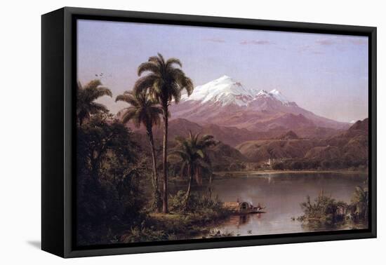 Tamaca Palms-Frederic Edwin Church-Framed Stretched Canvas