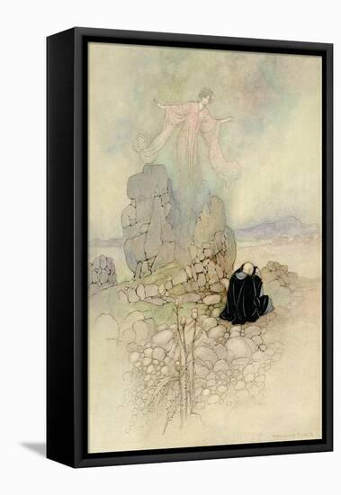 Tamamo, the Fox Maiden, 1910-Warwick Goble-Framed Premier Image Canvas
